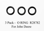 3 Pack - R28782 O-Ring for John Deere / H4B Material