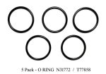 5 Pack - N31772 & T77858 O-rings for John Deere / NBR H4B Material