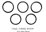 5-Pack O-Rings R33259 for John Deere – durable replacement seals for hydraulic and mechanical components