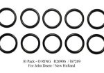10-Pack O-Rings R26906 and 167269 for John Deere and New Holland – durable replacement seals for hydraulic and mechanical components