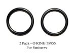 2-Pack 58955 O-Rings for Saniserve Spigot Plunger – Food-Grade EPDM Replacement Seals