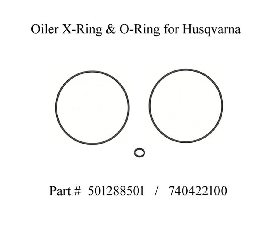 For Husqvarna 501288501 740422100 Oiler X-Ring & O-Ring Set 61 66 162 266 268 For Husqvarna 501288501 740422100 Oiler X-Ring & O-Ring Set 61 66 162 266 268