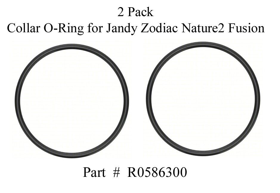 2 Pack Collar O-ring R0586300 for Jandy Zodiac Nature2 Fusion 2 Pack Collar O-ring R0586300 for Jandy Zodiac Nature2 Fusion