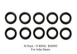 10-Pack O-Rings R10093 for John Deere – durable replacement seals for hydraulic, fuel, and mechanical components