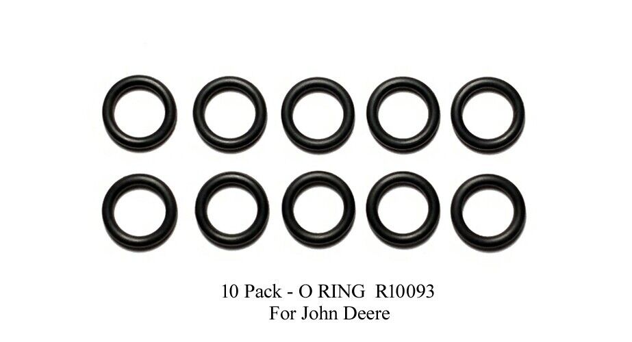 10 Pack - R10093 O-Ring for John Deere / Material FKM H4P 10-Pack O-Rings R10093 for John Deere – durable replacement seals for hydraulic, fuel, and mechanical components