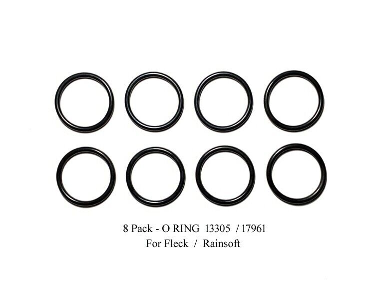 8 Pack - 13305 O-Ring for Fleck - 17961 O-Ring for Rainsoft / FDA EPDM Material