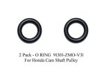 "2-Pack 91301-ZMO-V31 O-Rings for Honda camshaft pulley – genuine-style replacement seals for engine maintenance