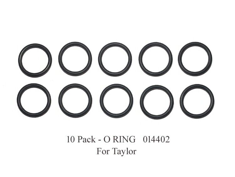 10 Pack - 014402 Draw Valve O-Ring for Taylor / FDA EPDM Material