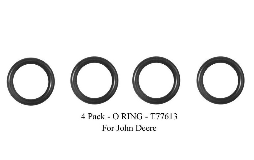 Replacement for T77613 O-Ring for John Deere / H4A Material (4 Pack) Replacement for T77613 O-Ring for John Deere / H4A Material (4 Pack)