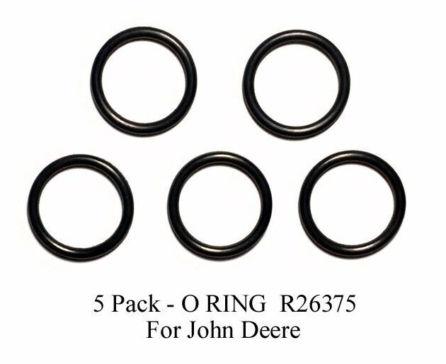 5 Pack- R26375 O-Ring for John Deere / 128825 O-Ring for New Holland / FKM Mat. 5 Pack- R26375 O-Ring for John Deere / 128825 O-Ring for New Holland / FKM Mat.