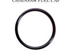 Fuel cap O-Ring 503263017 for Husqvarna chainsaws – compatible with models 254, 257, 261, 288, and 350
