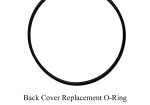 Replacement O-Ring for PUR Back Cover / FDA EPDM Material