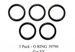 5-Pack FX part 19790 O-Rings – replacement seals for FX air rifles