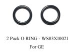 2-Pack WS03X10021 water softener O-Rings for GE systems – replacement seals for leak prevention and smooth operation