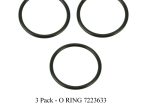 Pack 7223633 reverse osmosis water filter sump O-Rings – replacement seals compatible with Kenmore, Whirlpool, and GE filter housings