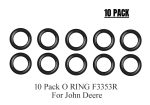 This 10-pack of F3353R O-rings is designed for John Deere equipment and other compatible applications requiring durable, reliable sealing.